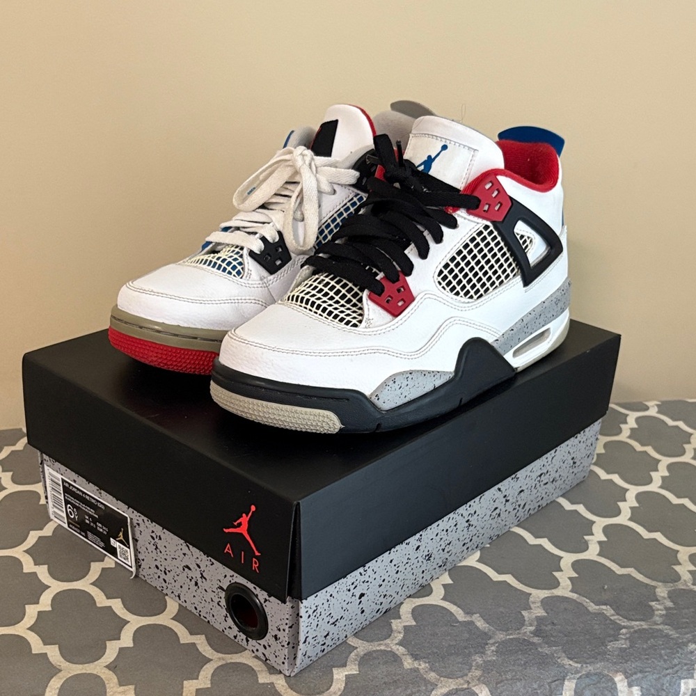 Jordan Kids Sneakers - White, Red, Black, Blue